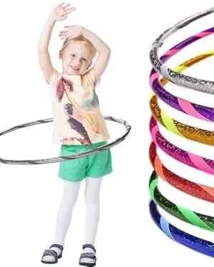 Cerceau brillant de 60 cm pour enfants – accessoire de jeu sportif et motricité