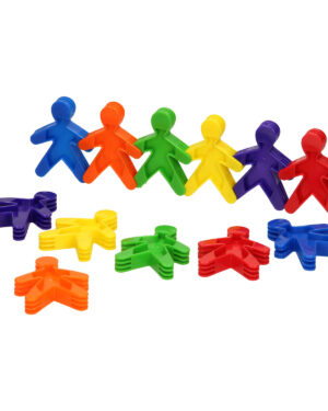 Jeu éducatif de construction avec pièces pour créer des bonhommes et reproduire des modèles – idéal pour enfants