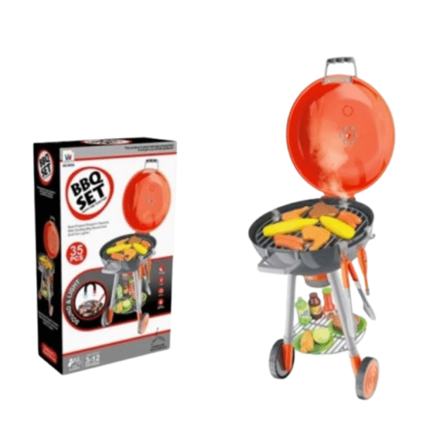 Jeu de barbecue pour enfants avec accessoires de grillade – jouet d’imitation pour développer l’imagination