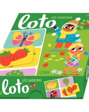 Jeu éducatif Loto des Saisons Montessori pour apprendre les saisons, développer mémoire et observation des enfants au Maroc