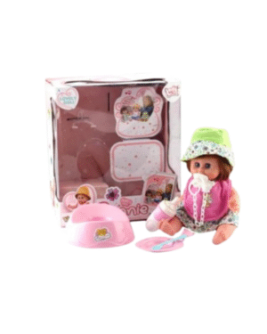 Poupée pour enfants avec accessoires – jouet d’imitation pour développer la créativité et le jeu symbolique
