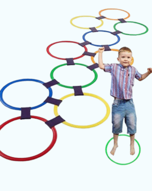 Cerceaux multicolores pour enfants, lot de 10, utilisés pour le sport, la coordination et les jeux d’extérieur