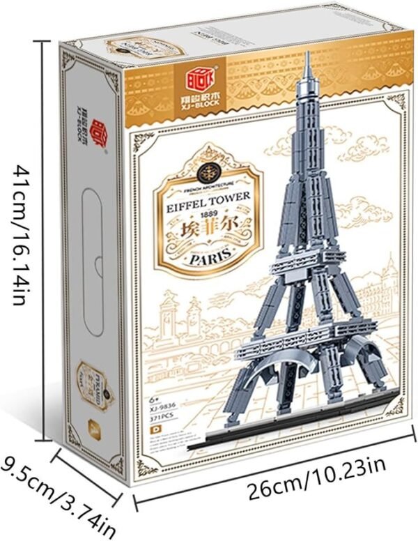 Jeu de construction 3D HMLTD – mini tour de 371 pièces éducatives pour enfants et adultes au Maroc