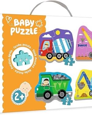 Premier puzzle en bois pour bébé de 2 ans sur les moyens de transport