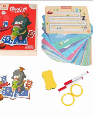Creative Card – Jeu d’apprentissage de l’écriture pour enfants dès 3 ans.