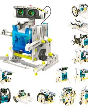 Kit robot éducatif 13 en 1 à énergie solaire pour enfants