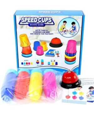 jeu speed cup enfant gobelets couleurs rapidité réflexe