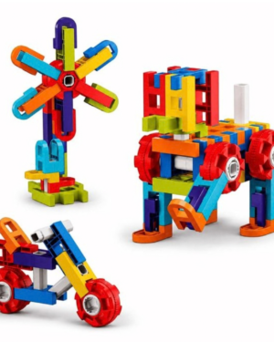 Jeu de construction géométrique 40 pièces pour enfant dès 3 ans